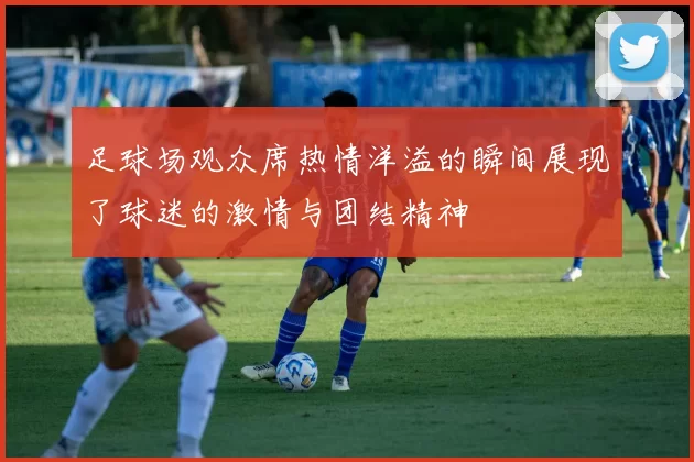 足球场观众席热情洋溢的瞬间展现了球迷的激情与团结精神